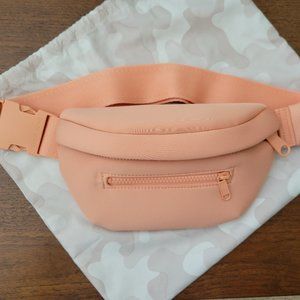 Dagne Dover Mini Belt Bag in Peach
